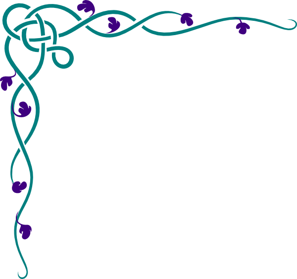 Black And Pink Borders (600x564)