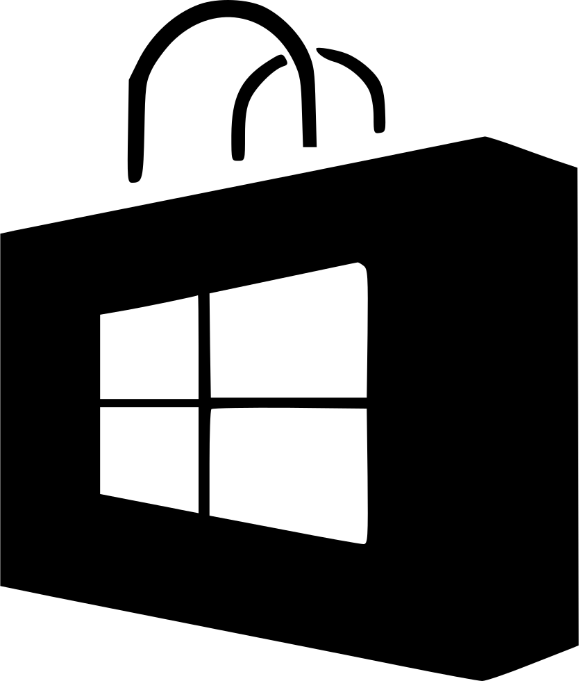 Windows Store Comments - Windows Store Svg (834x980)