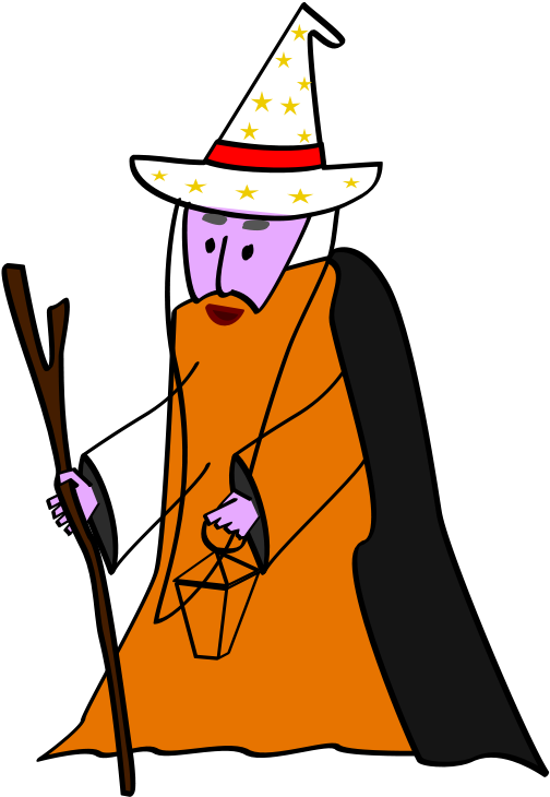 Free Old Wizard - Clip Art (600x800)