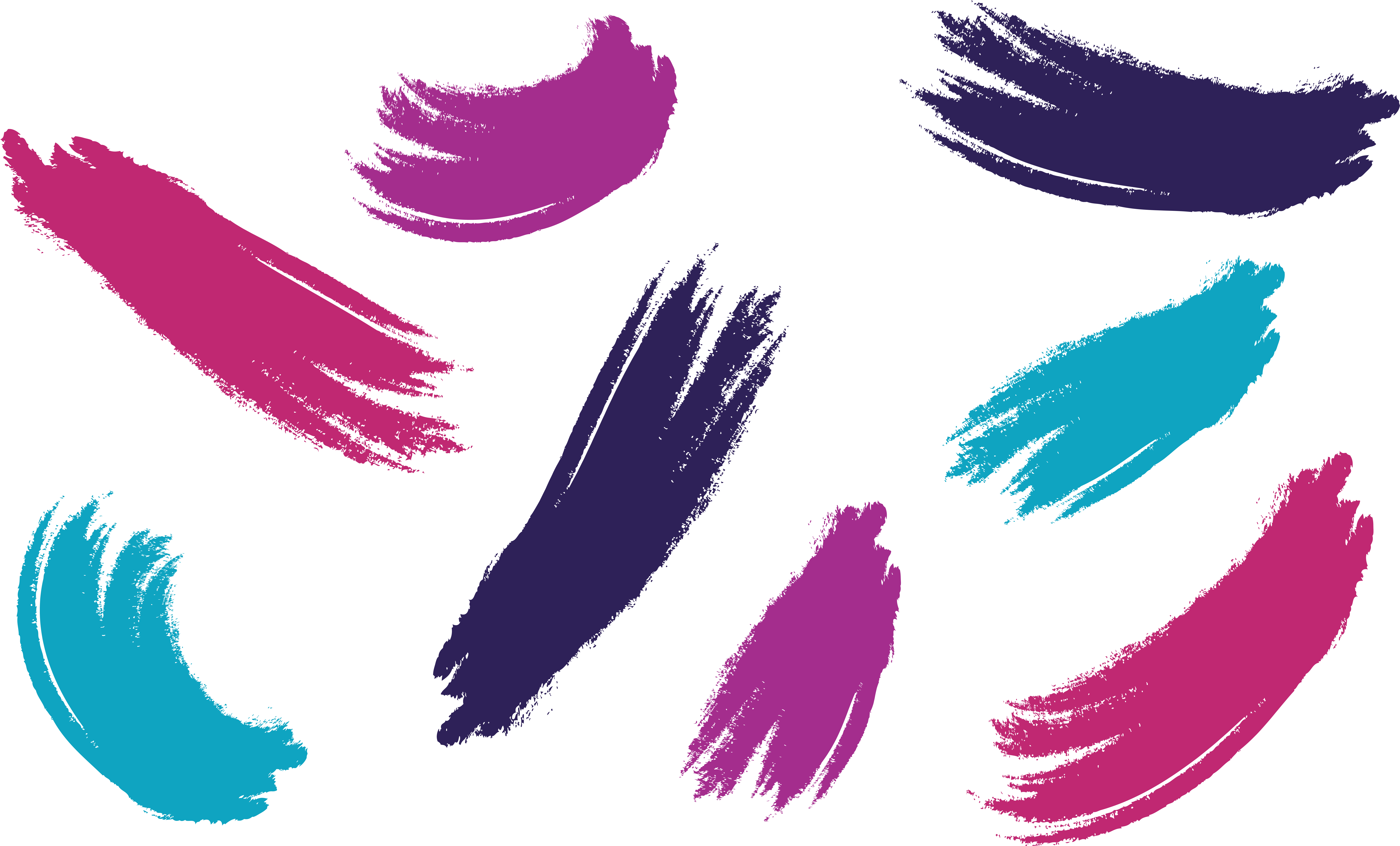 Coloring Brush Stroke - Coloring Brush Stroke (8400x5100)