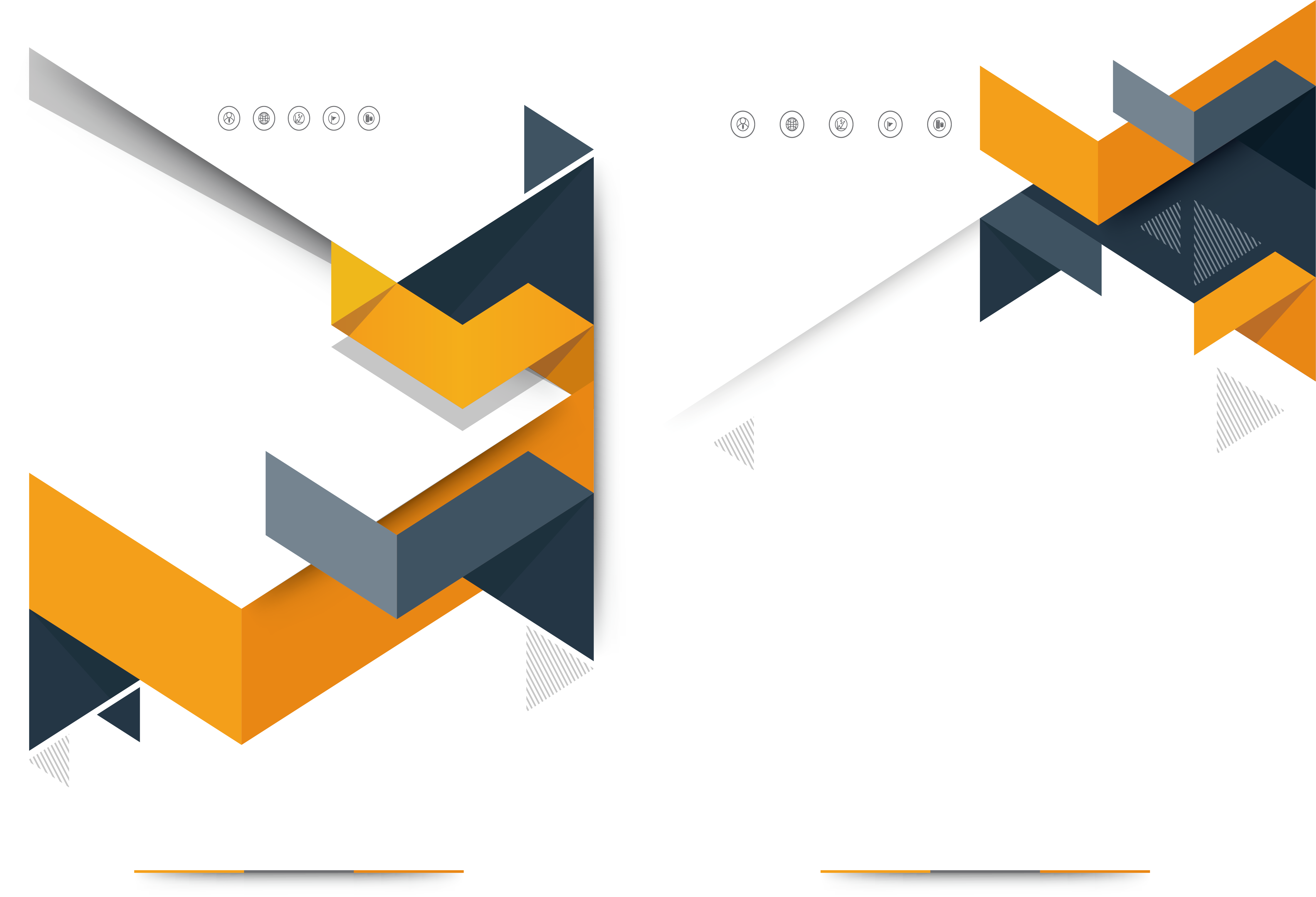 Brochure Polygon Template Corner - Brochure Polygon Template Corner (4481x3054)