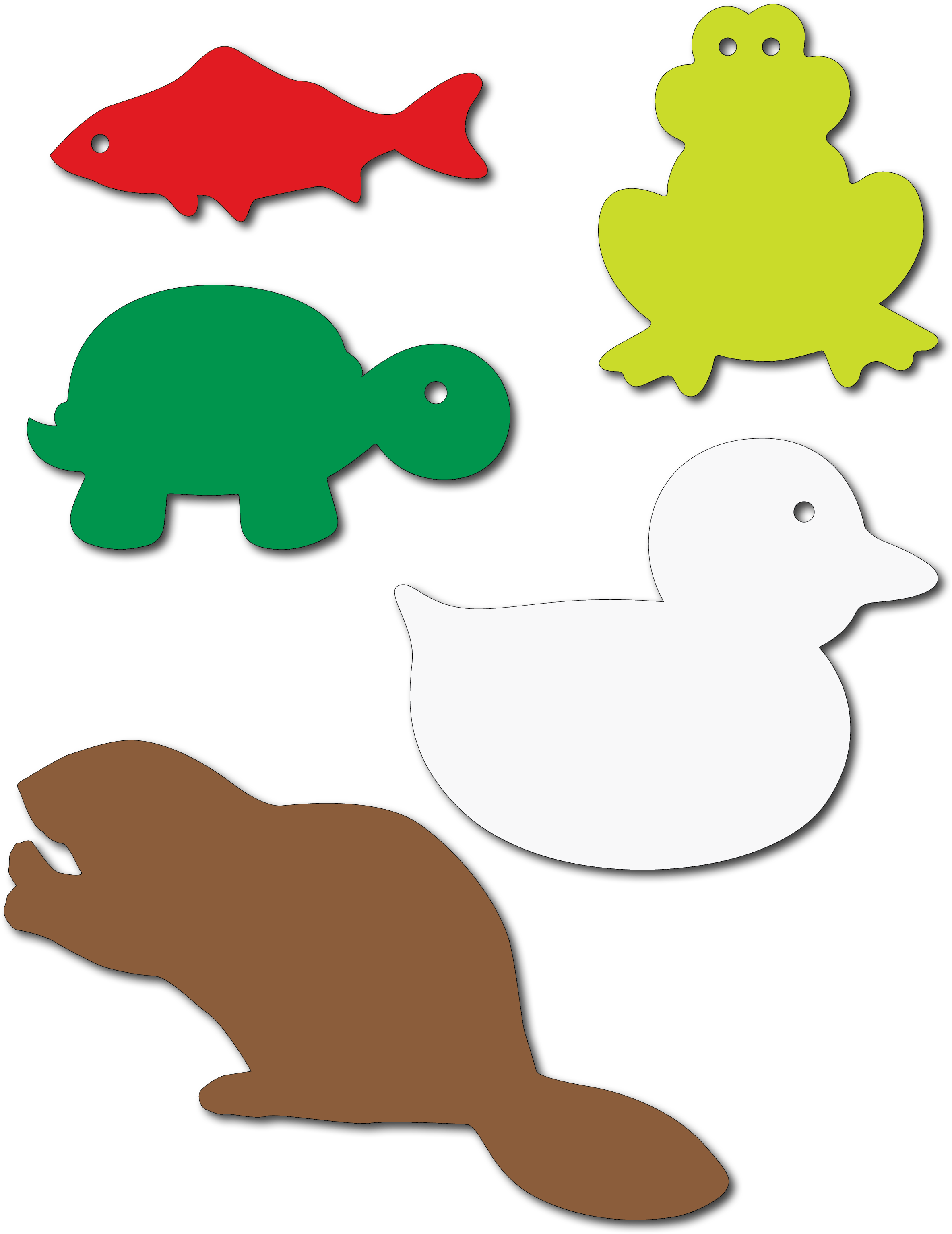 Pond Felt Set - Pond Felt Set (2550x3301)