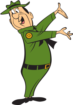 Park Ranger Pointing - Park Ranger Pointing (500x451)