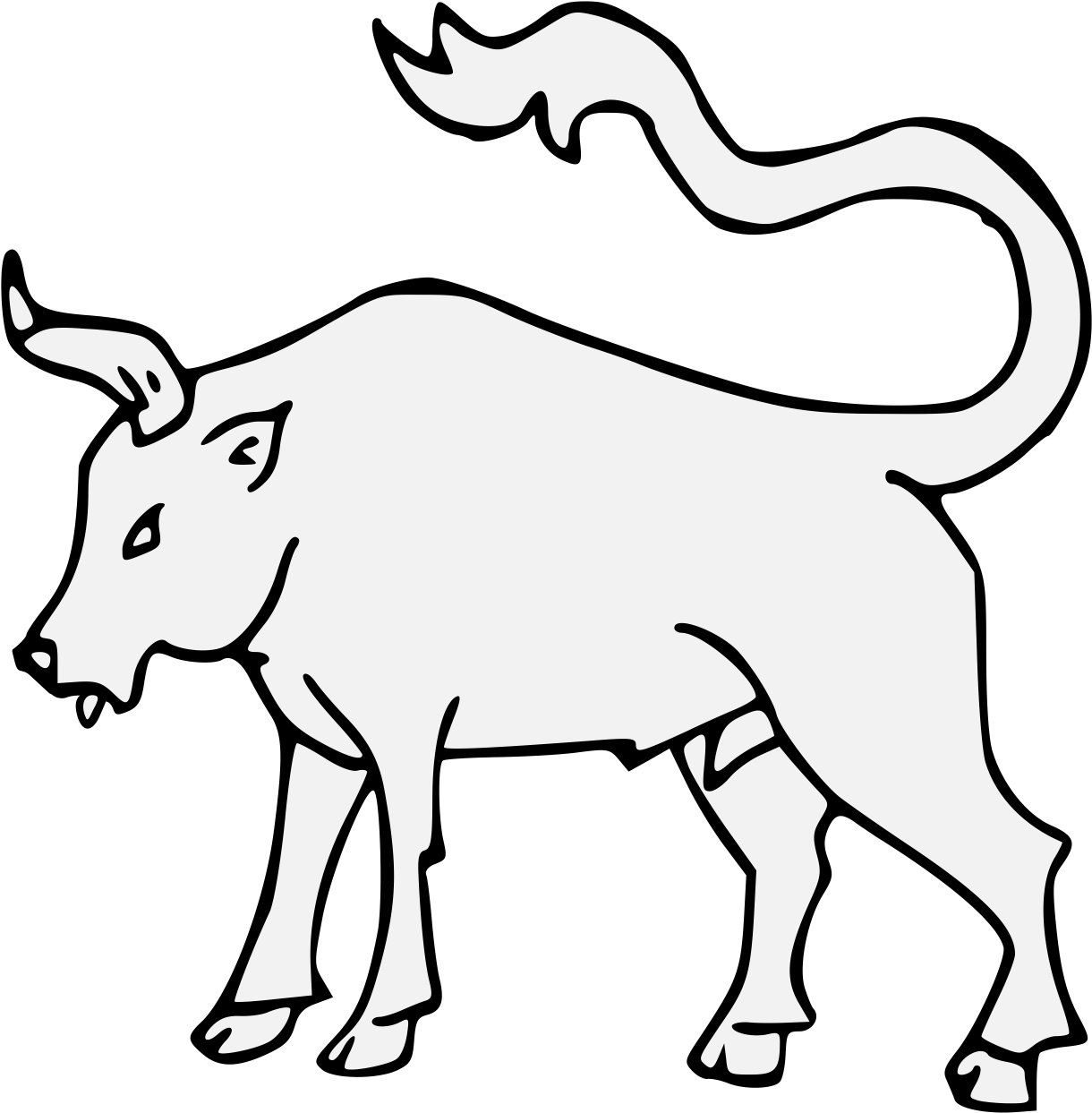 Bull Statant - Bull Statant (1237x1256)