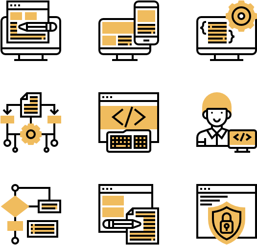Operations Icons Programming - Operations Icons Programming (600x564)