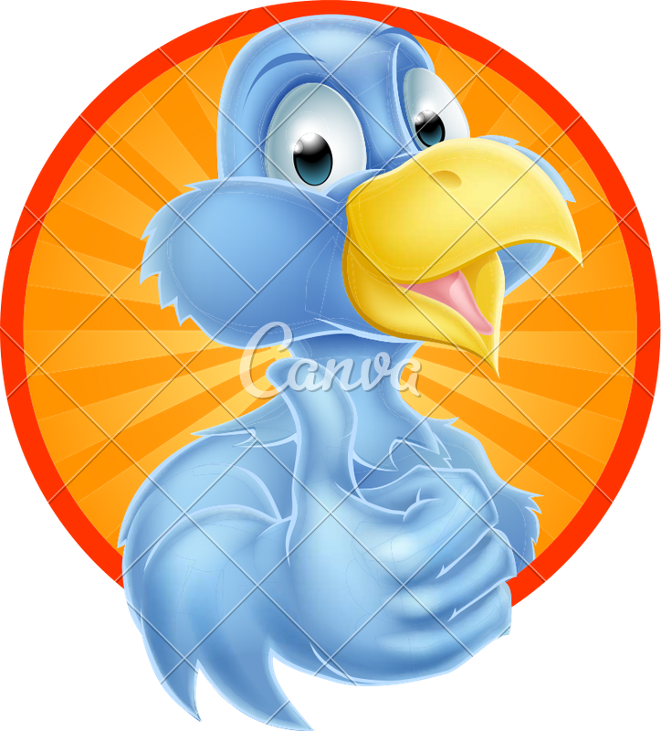 Vector Duck Thumbs Up - Vector Duck Thumbs Up (724x800)