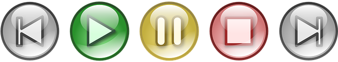 Pause Button Clipart Transparent - Pause Button Clipart Transparent (680x340)
