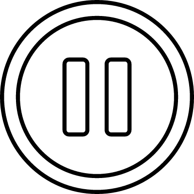 Round Pause Button Vector - Round Pause Button Vector (400x400)