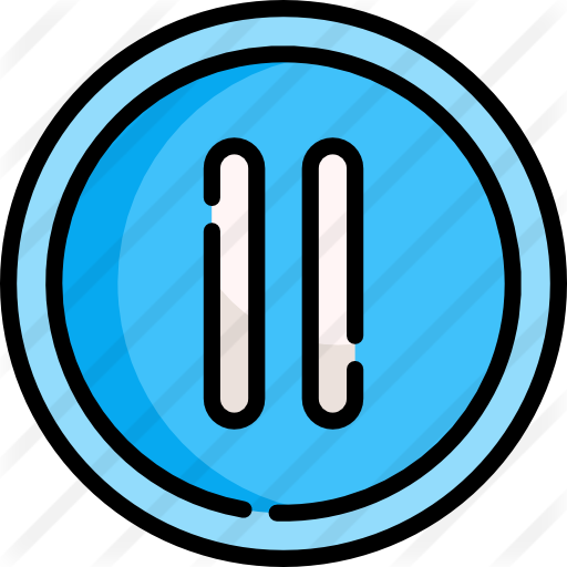 Pause Button Free Icon - Pause Button Free Icon (512x512)