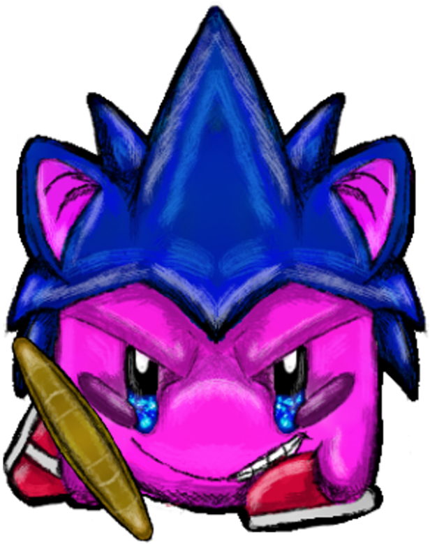 Sonic Kirby - Sonic Kirby (632x1264)