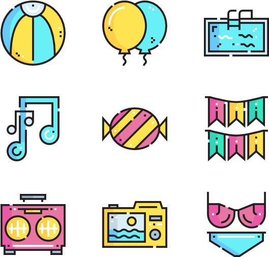 Summer Party - Summer Party (600x564)