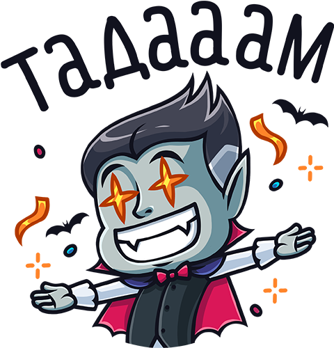 Vk Sticker Count Dracula - Vk Sticker Count Dracula (512x512)