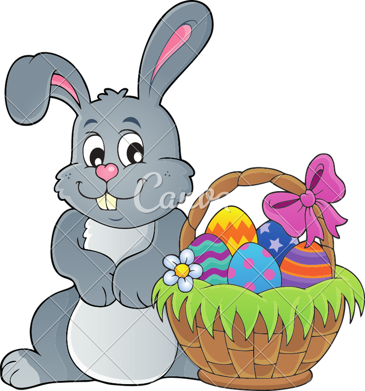 Easter Rabbit Thematics - Easter Rabbit Thematics (748x800)