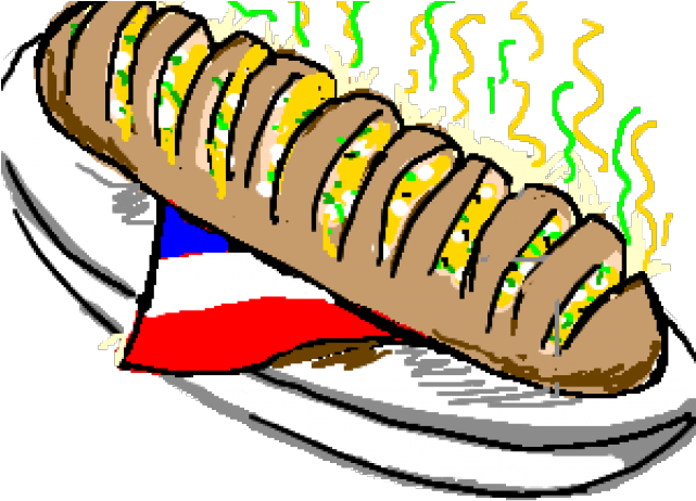 Drawn Bread Garlic Bread - Drawn Bread Garlic Bread (640x480)