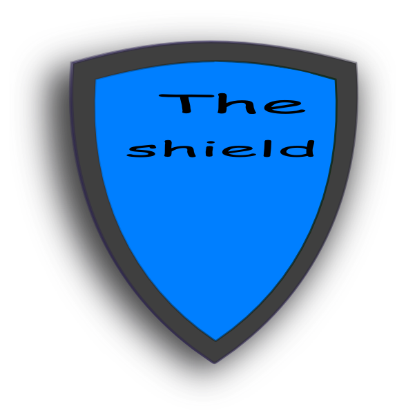 Security Shield Clipart Blue Security - Security Shield Clipart Blue Security (588x598)