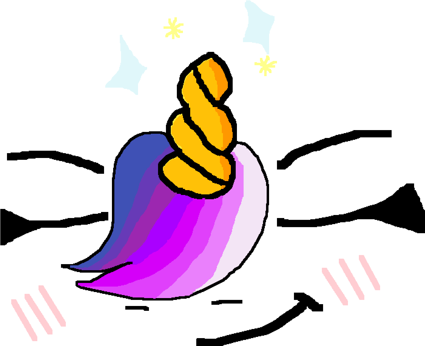 Unicorn Face - Unicorn Face (1400x1200)
