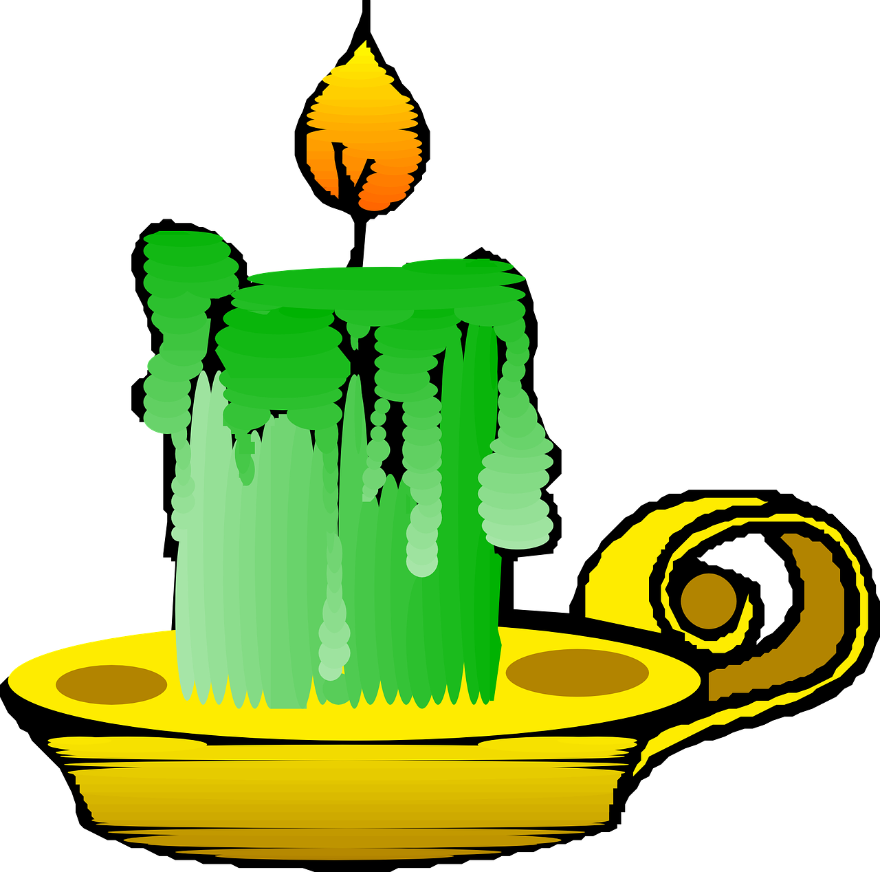 Candle Light Clip Art (1280x1268)
