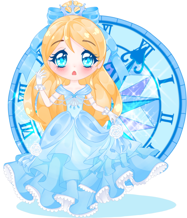 Chibi Cinderella By Seiraphyna - Cartoon (894x894)