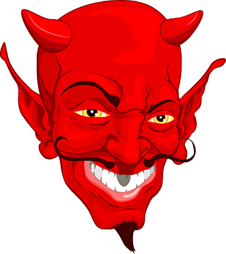Devil Clipart Free Png (331x371)