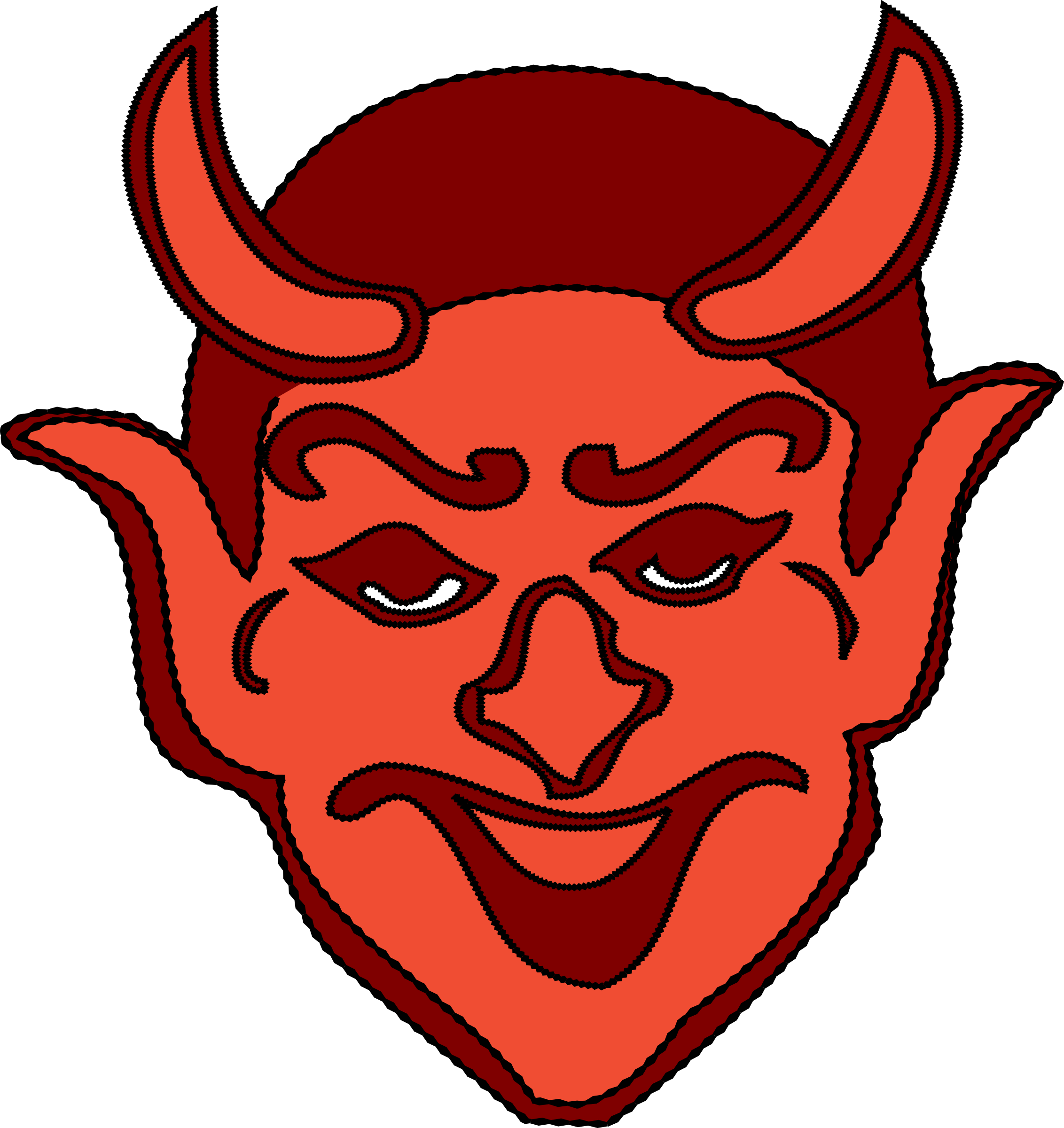 Free Devil Head - Diabolic Definition (2264x2400)
