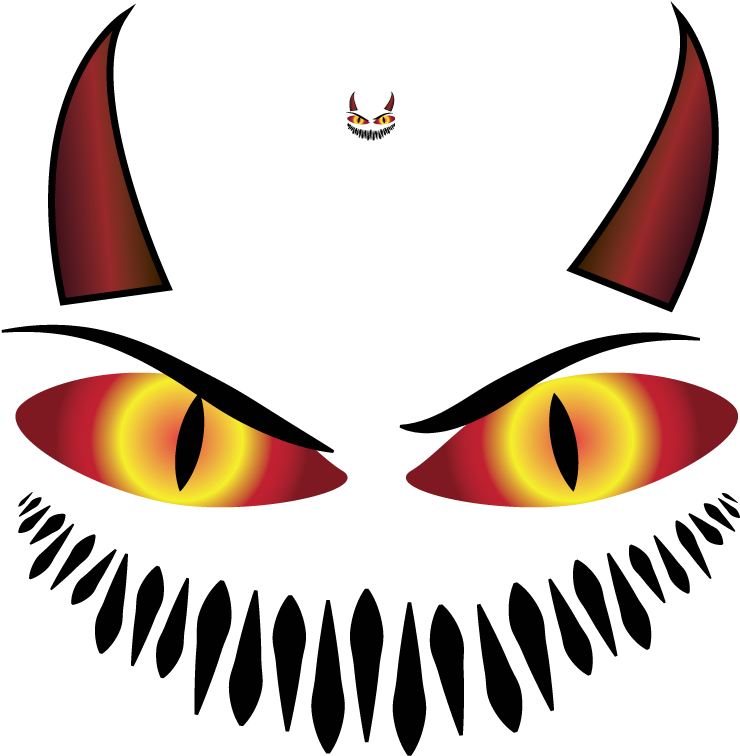 Devil Smiley By Radillacviii On Clipart Library - Smiley Devil (750x766)