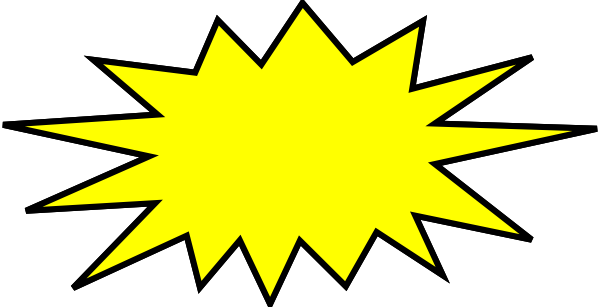 Comic Book Caption Bubble Clipart - Blast Clipart (600x307)