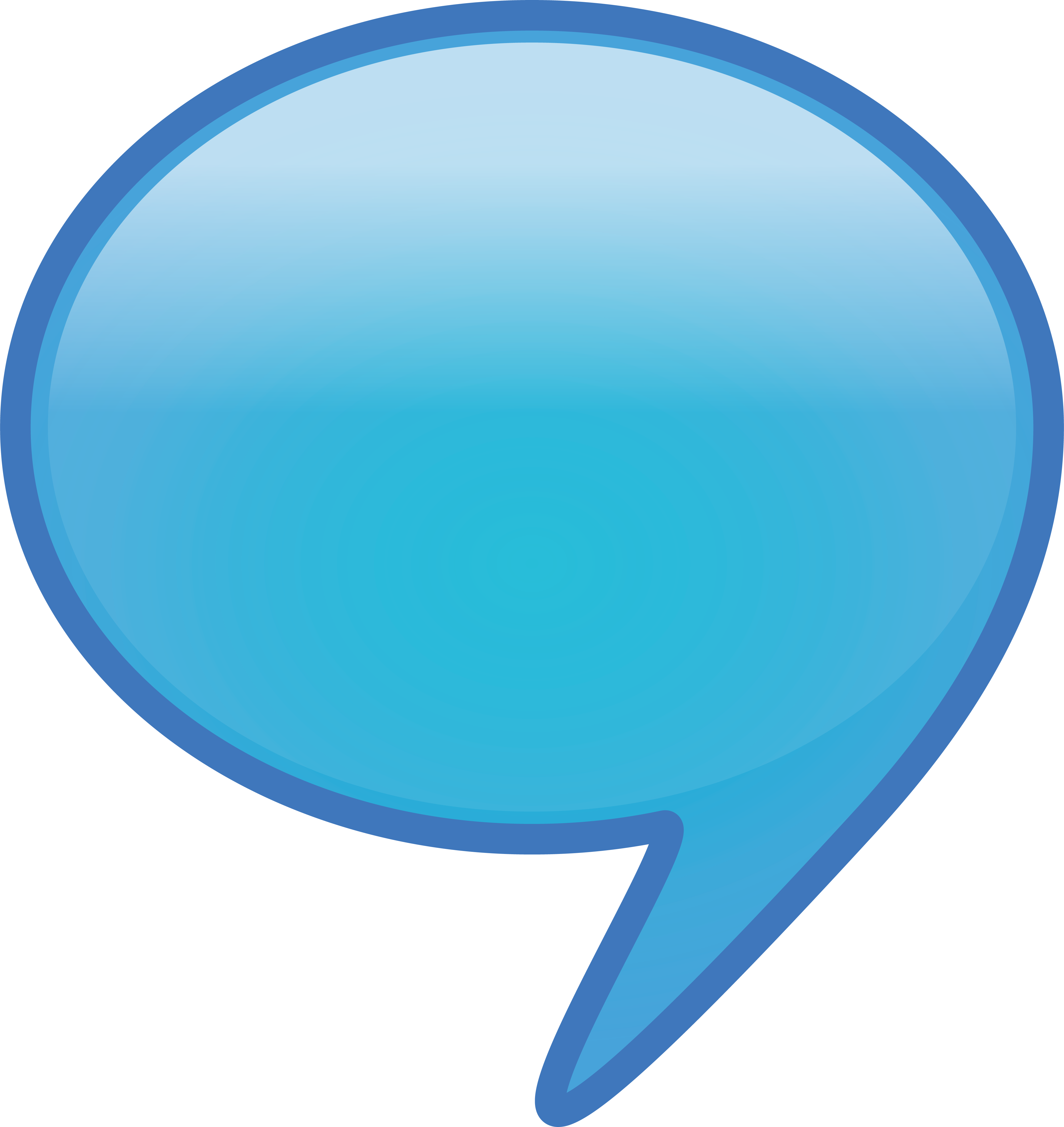 Dialog Bubble - Warning Icon (4001x4239)