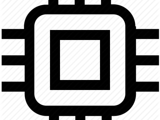 Cpu Clipart Micro Chip - Cpu Clipart Micro Chip (640x480)