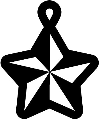 Christmas Tree Star Vector - Christmas Tree Star Vector (400x400)