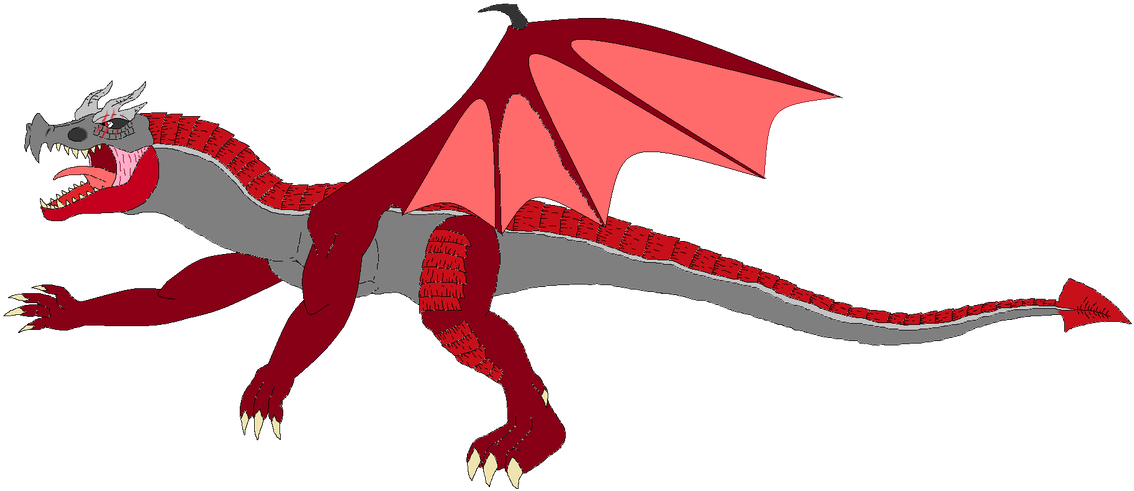 Red's Dragon Form - Red's Dragon Form (1192x670)