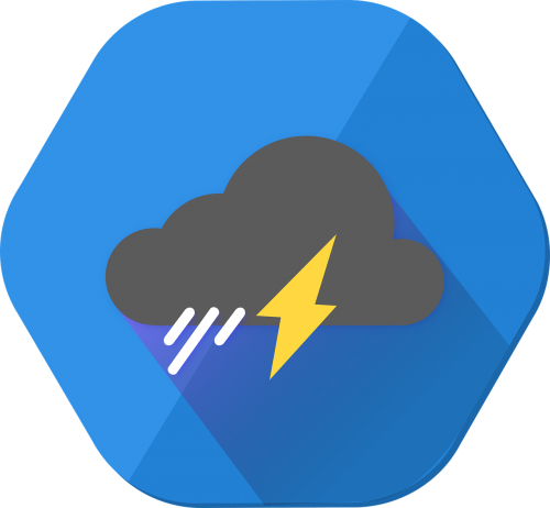 Thundercloud Clipart (500x462)