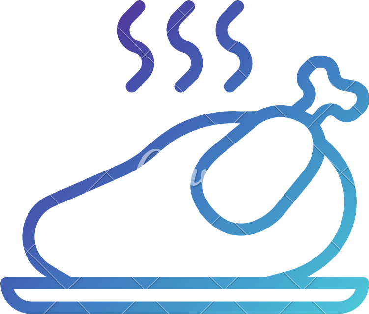 Roasted Chicken Icon - Roasted Chicken Icon (800x800)