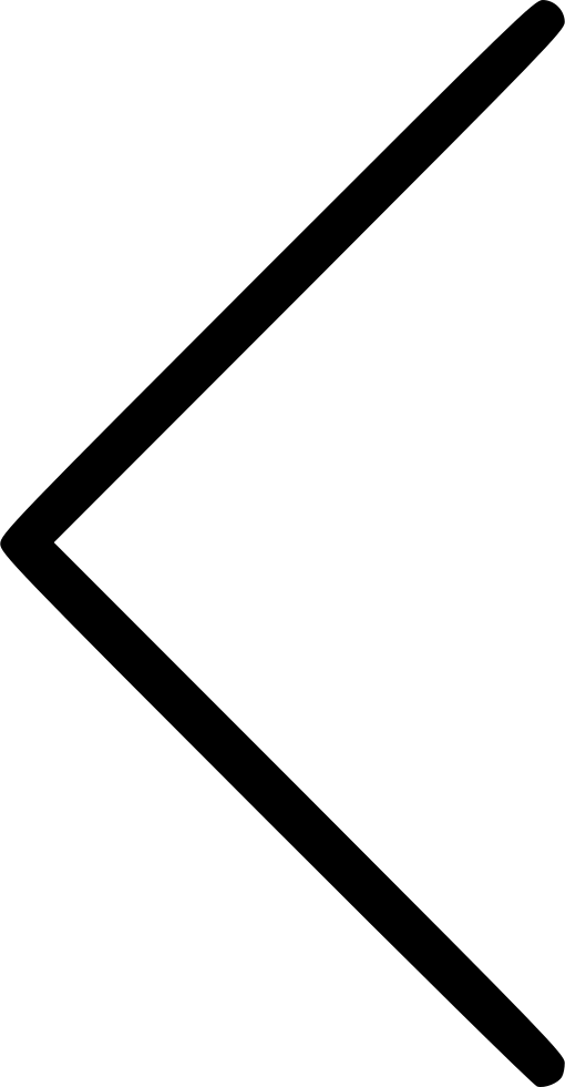 Less Than Symbol Character Math Mathematics Comments - Chevron Left (510x980)