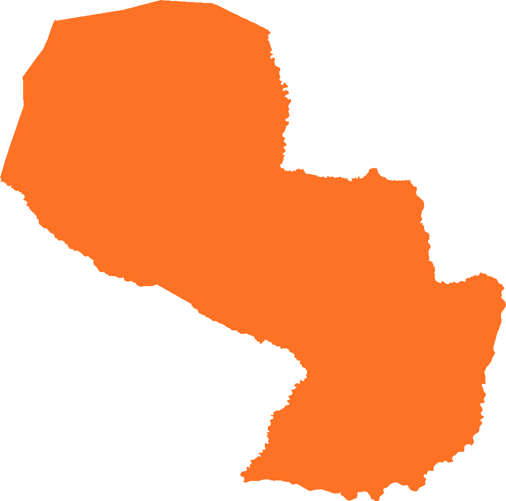 Paraguay Map Silhouette (1007x998)