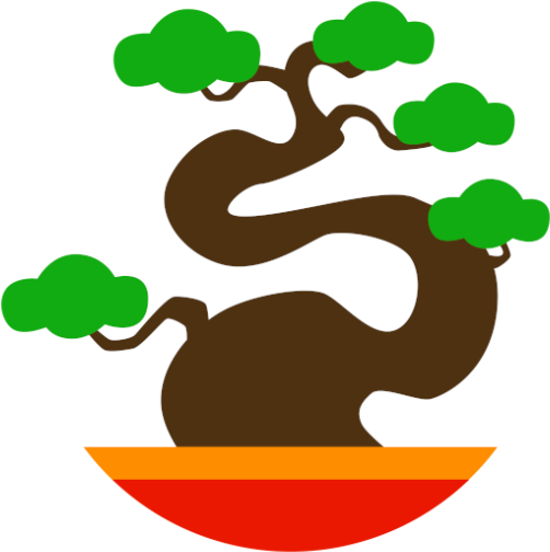 Bonsai - Illustration (590x590)
