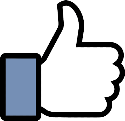 Visit Me On Facebook - Facebook Thumbs Up (408x394)
