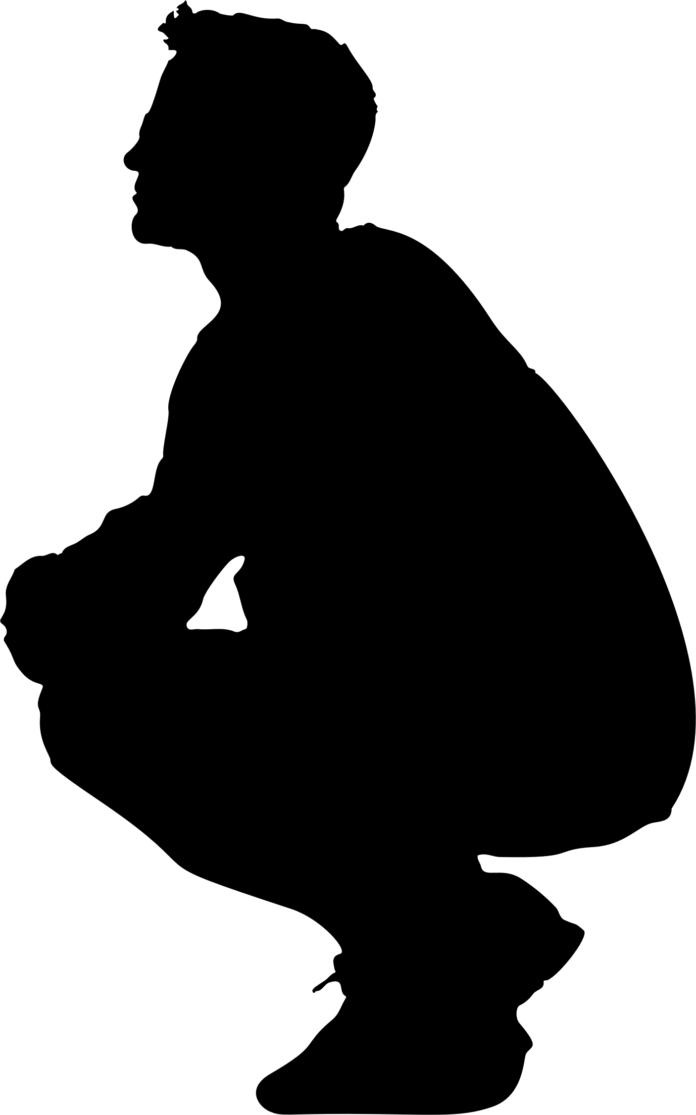 Big Image - Squatting Silhouette (1406x2252)