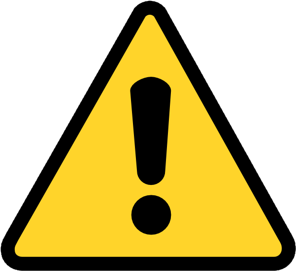 Warning Png (623x586)