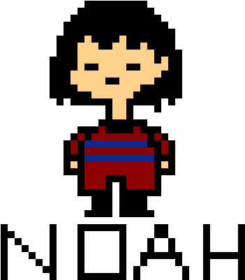 Noah - Pixel Art Undertale Grid (470x500)