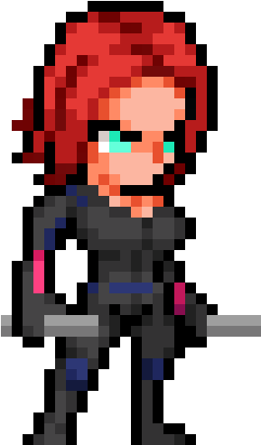 Black Widow - 8 Bit Bowtie (960x1200)