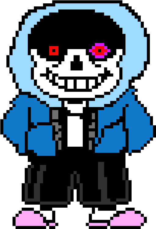 Murder Sans - Sans Sprite (530x760)
