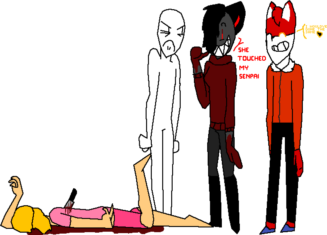 Murder Collab - Cartoon (1400x1000)