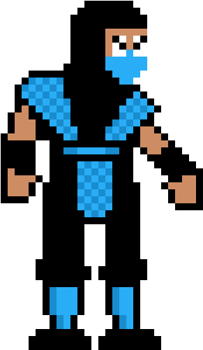 Sub-zero Mk1 - Sub Zero Pixel Art (300x500)