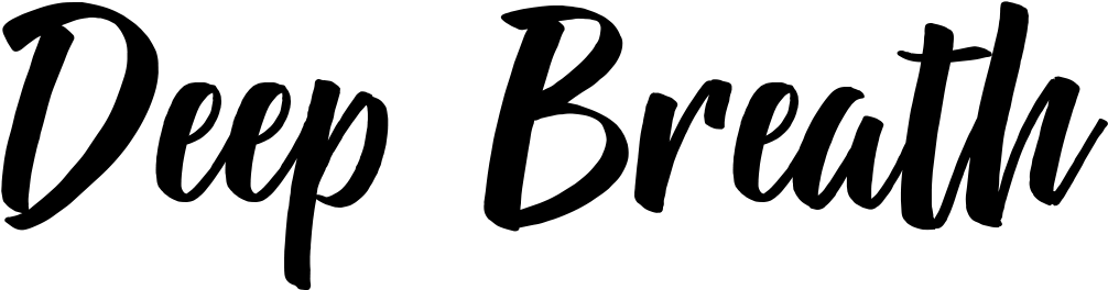 Deep-breath - Calligraphy (1019x280)