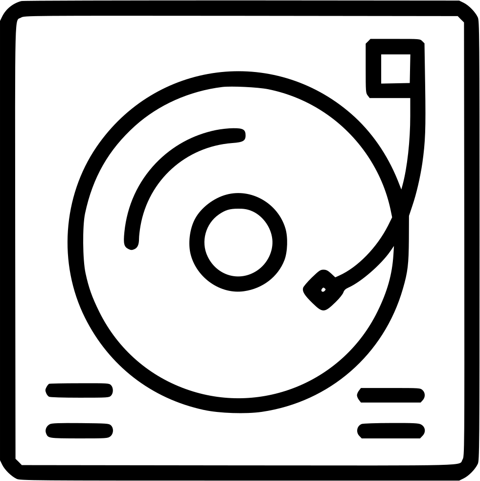 Dj Turn Table Comments - Circle (981x982)