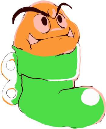 Goom Shoe - Cartoon (400x480)
