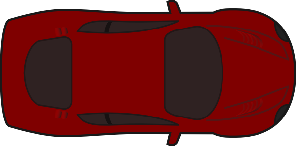 Top View Car Transparent Background (600x297)