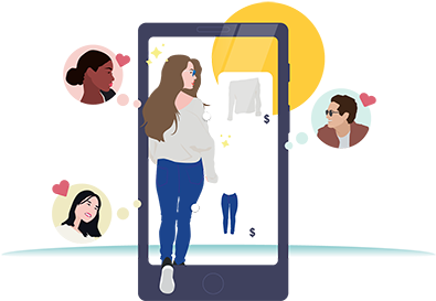 Mobile App Powered With Machine Learning - Cartoon (414x670)
