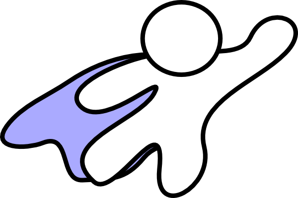 Clipart Superhero (600x399)