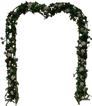 Heart Arch - Artificial Flower (360x351)
